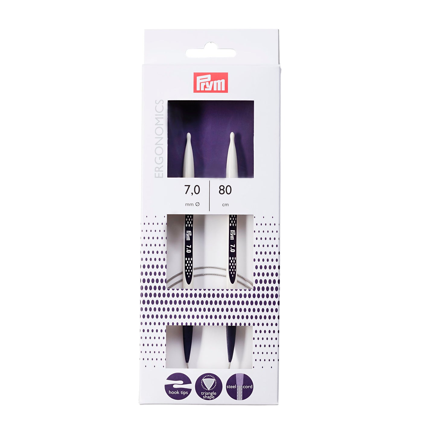 Prym® Ergonomics Rundstricknadeln 80cm Stärke 3mm bis 9mm