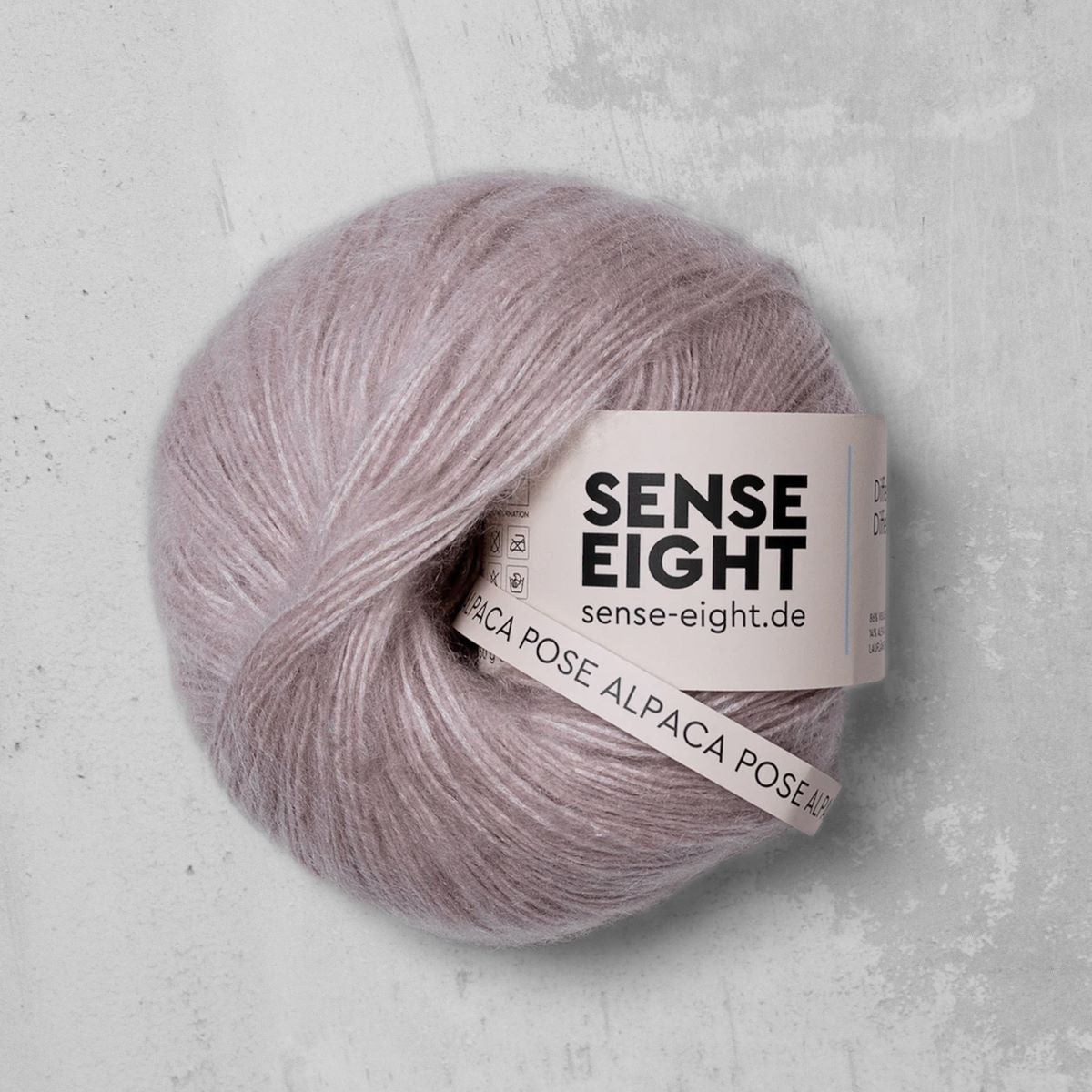 Strick-Set ALPACA POSE schöner Cardigan (inkl. Strickanleitung)