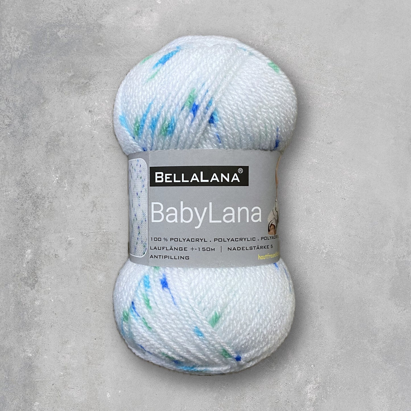 Strick-Set BabyLana Baby-Pullover (inkl. Strickanleitung)