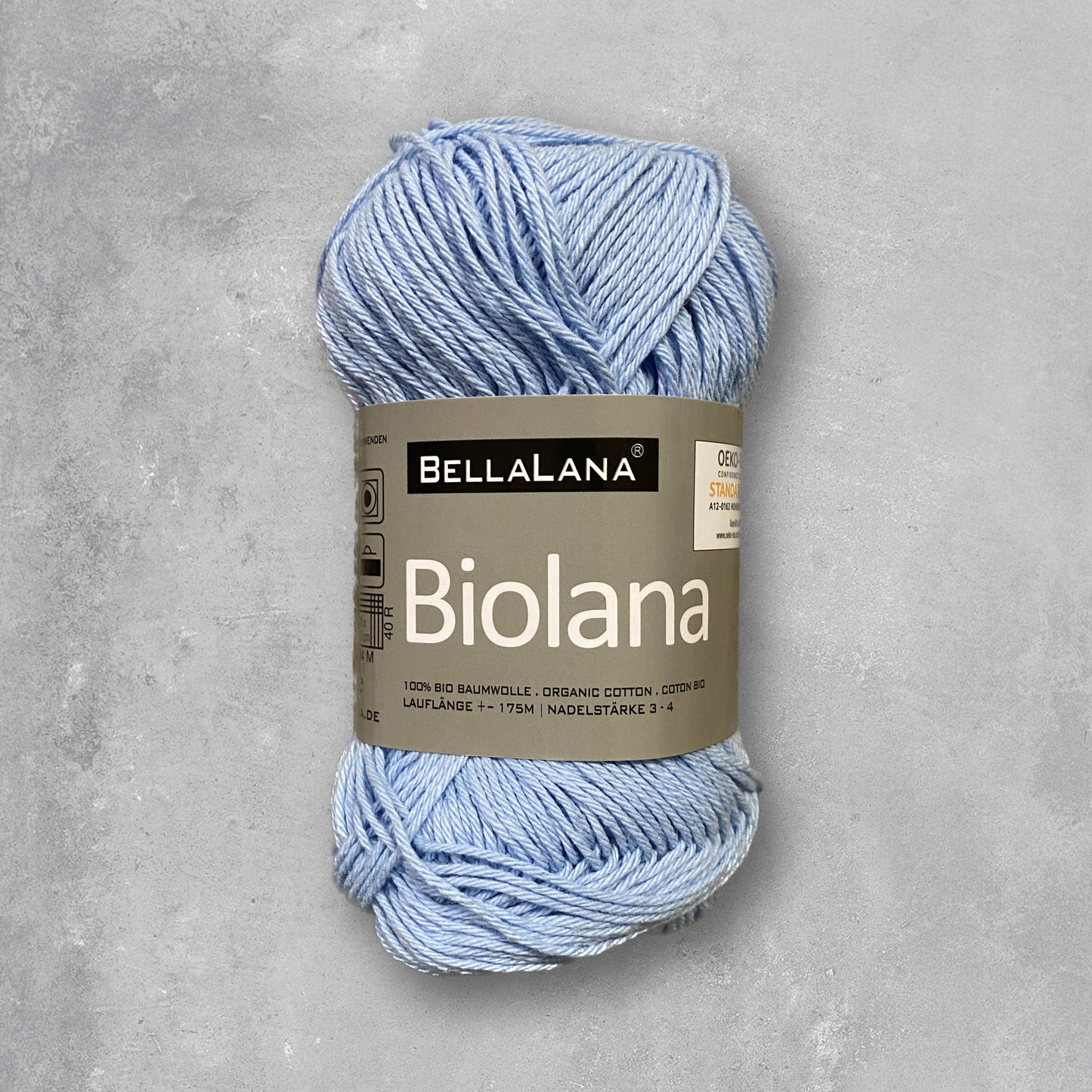 Strick-Set BIOLANA luftiger Cardigan mit Ziergürtel (inkl. Strickanleitung)