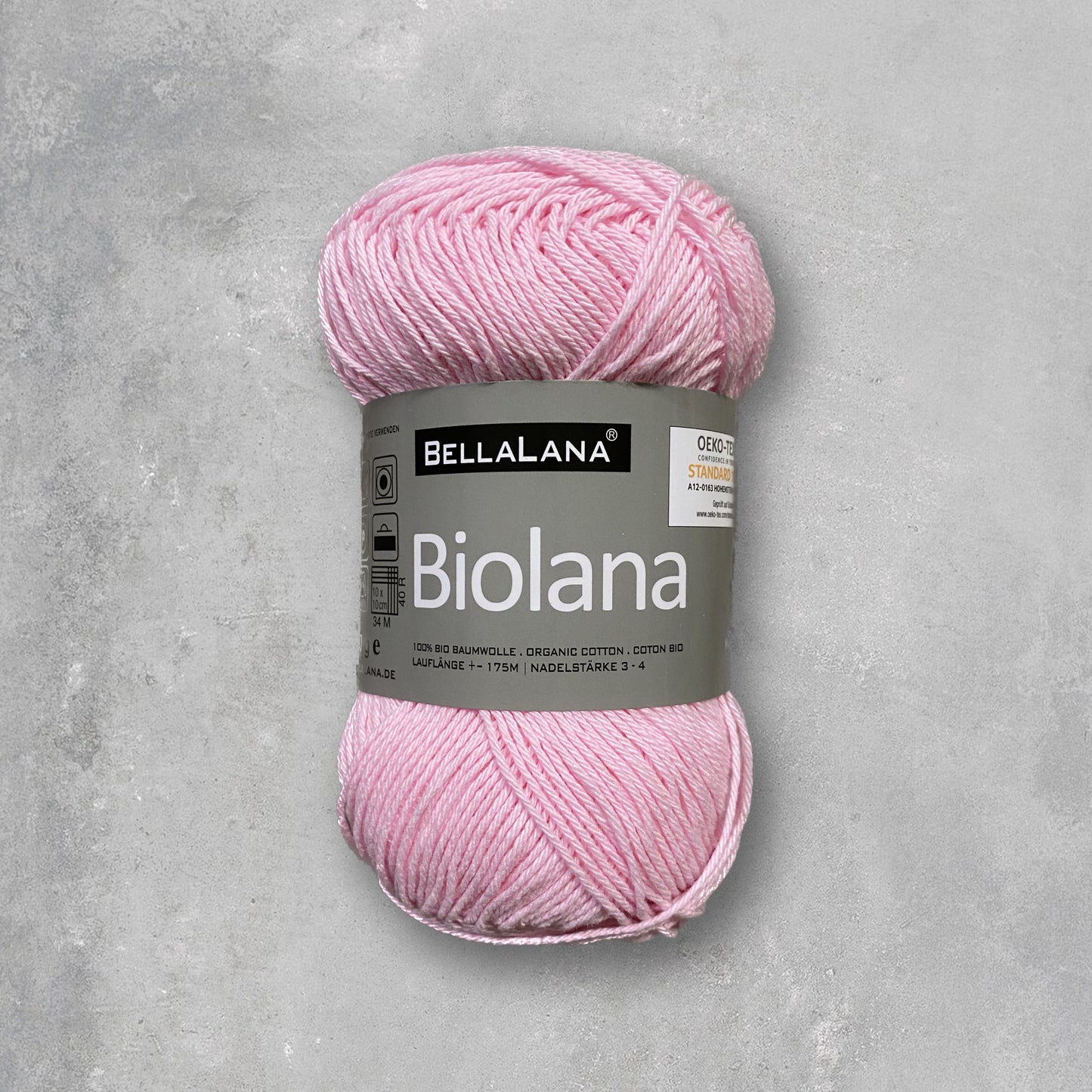 Strick-Set BIOLANA luftiger Cardigan mit Ziergürtel (inkl. Strickanleitung)