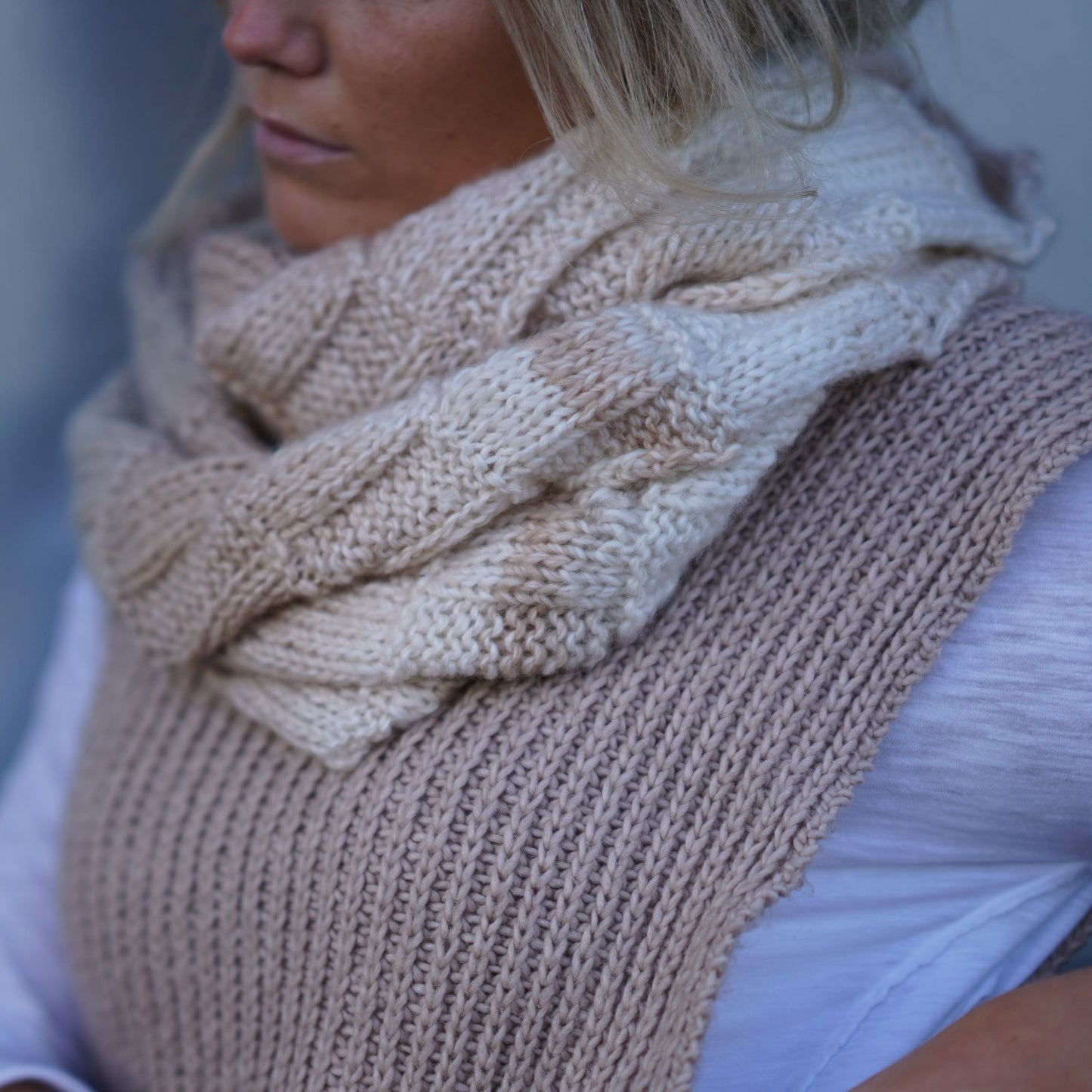 Strick-Set Anfänger DREAM Rundschal (inkl. Strickanleitung)