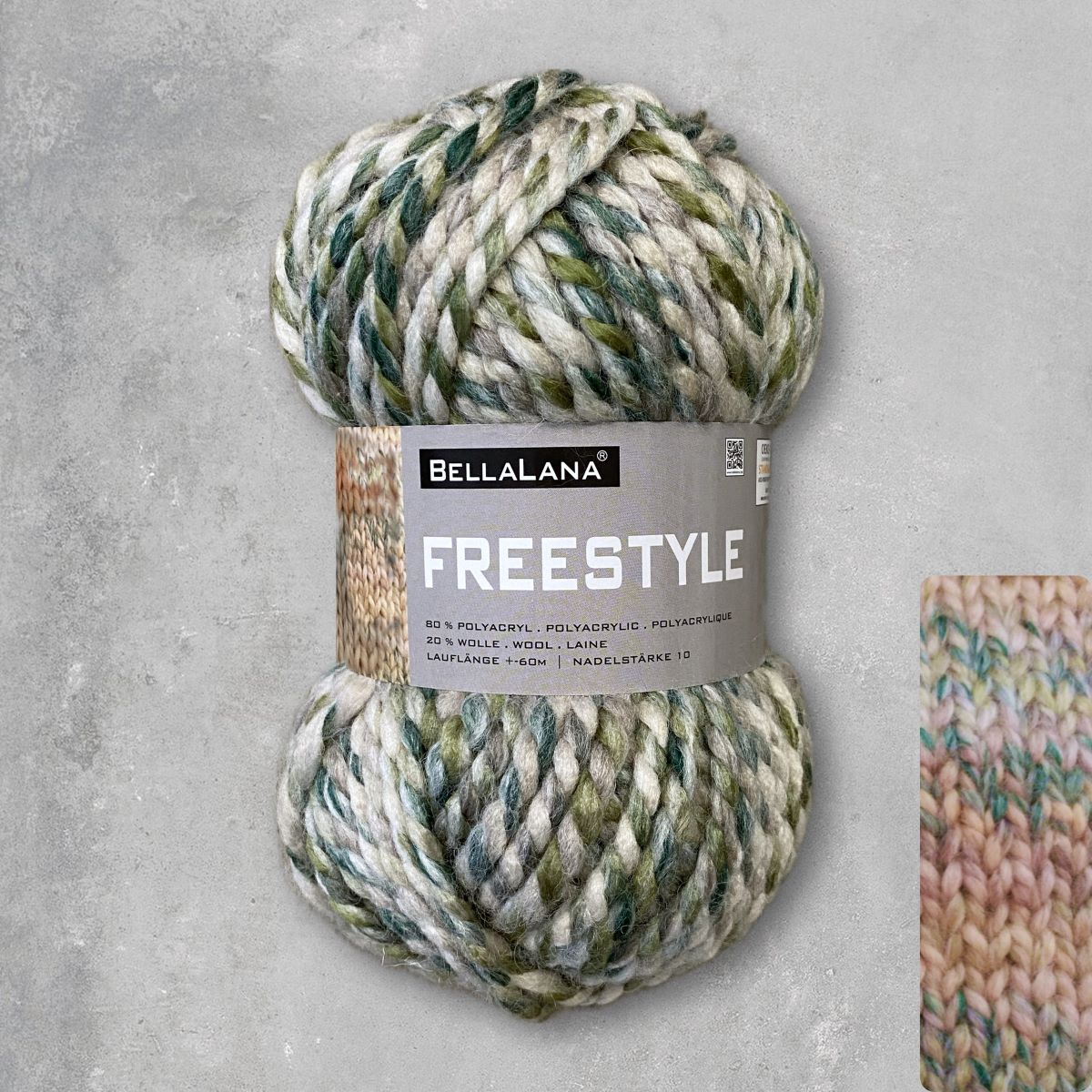 Strick-Set FREESTYLE Jacke (inkl. Strickanleitung)