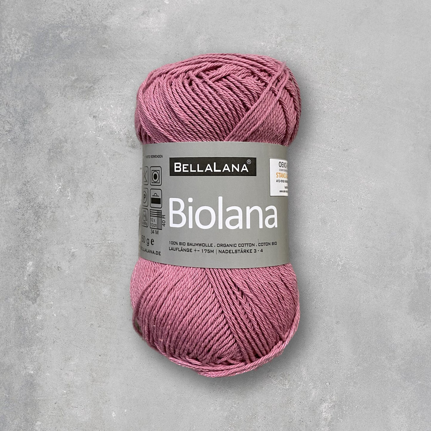 Strick-Set BIOLANA luftiger Cardigan mit Ziergürtel (inkl. Strickanleitung)