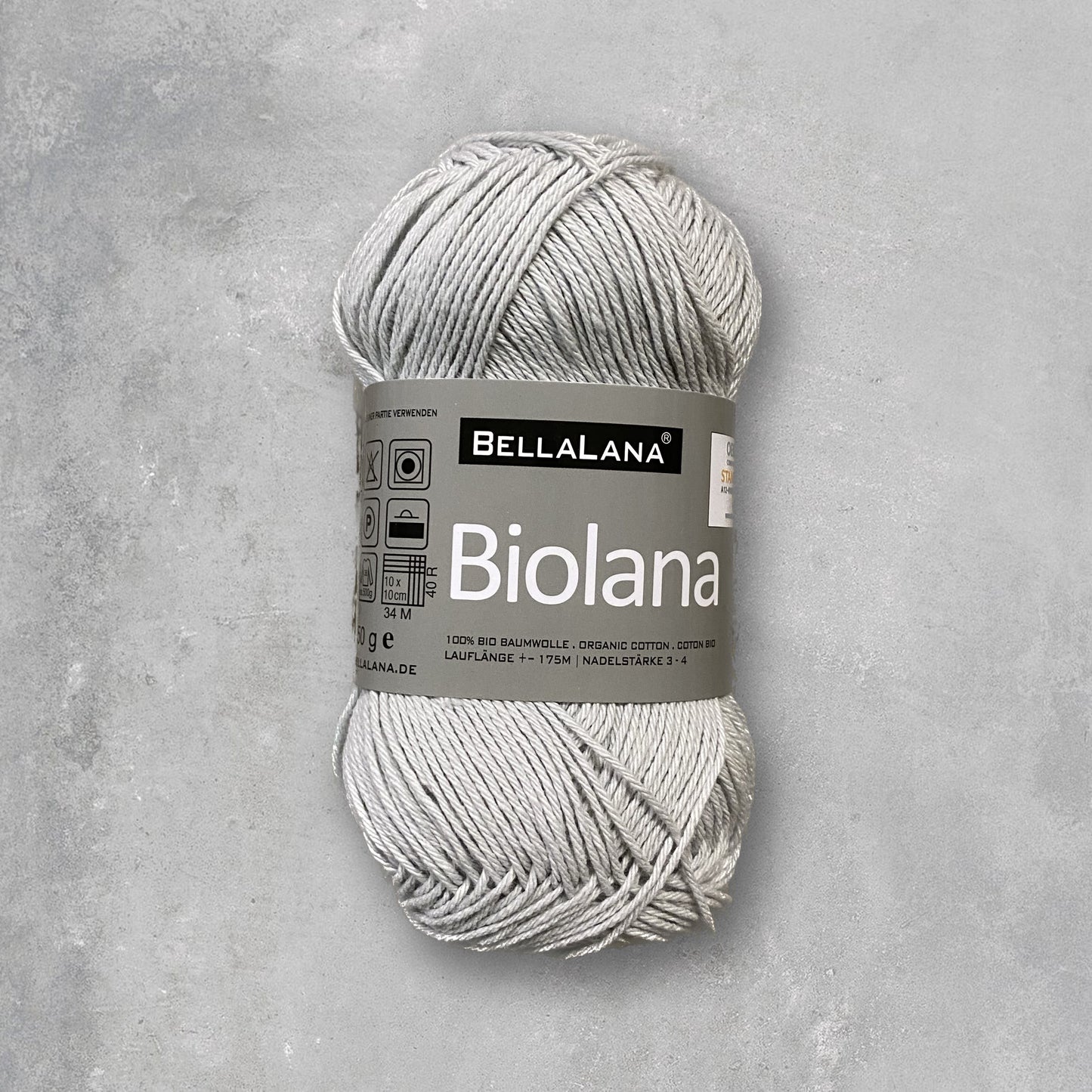 Strick-Set BIOLANA luftiger Cardigan mit Ziergürtel (inkl. Strickanleitung)