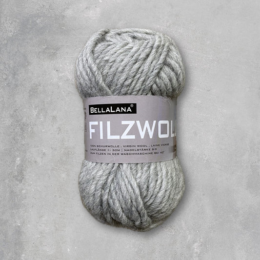 Strick-Set FILZWOLLE Streifen-Hausschuhe (inkl. Strick- & Filzanleitung)