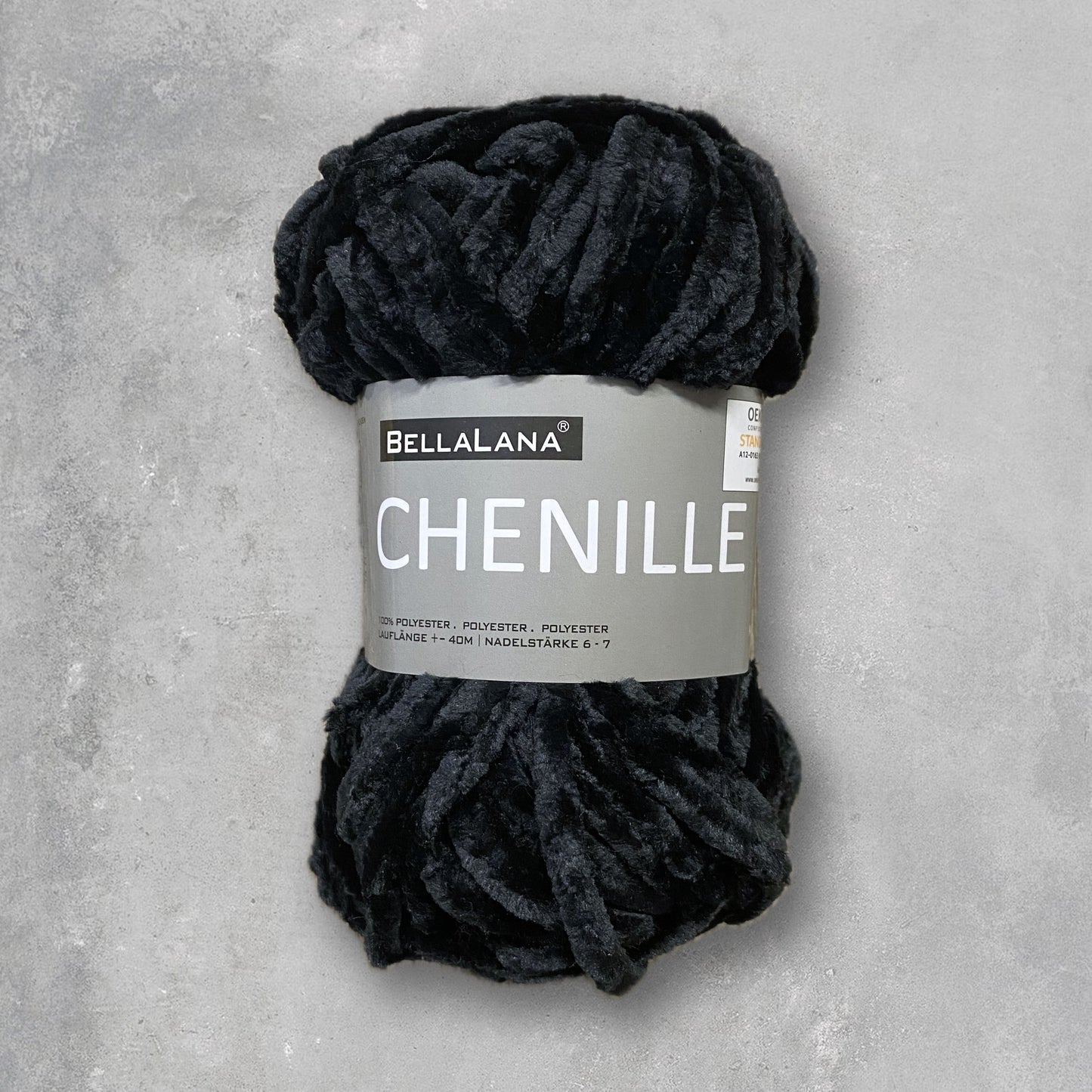 Strick-Set CHENILLE Glanz-Schal + Hut (inkl. Strickanleitung)