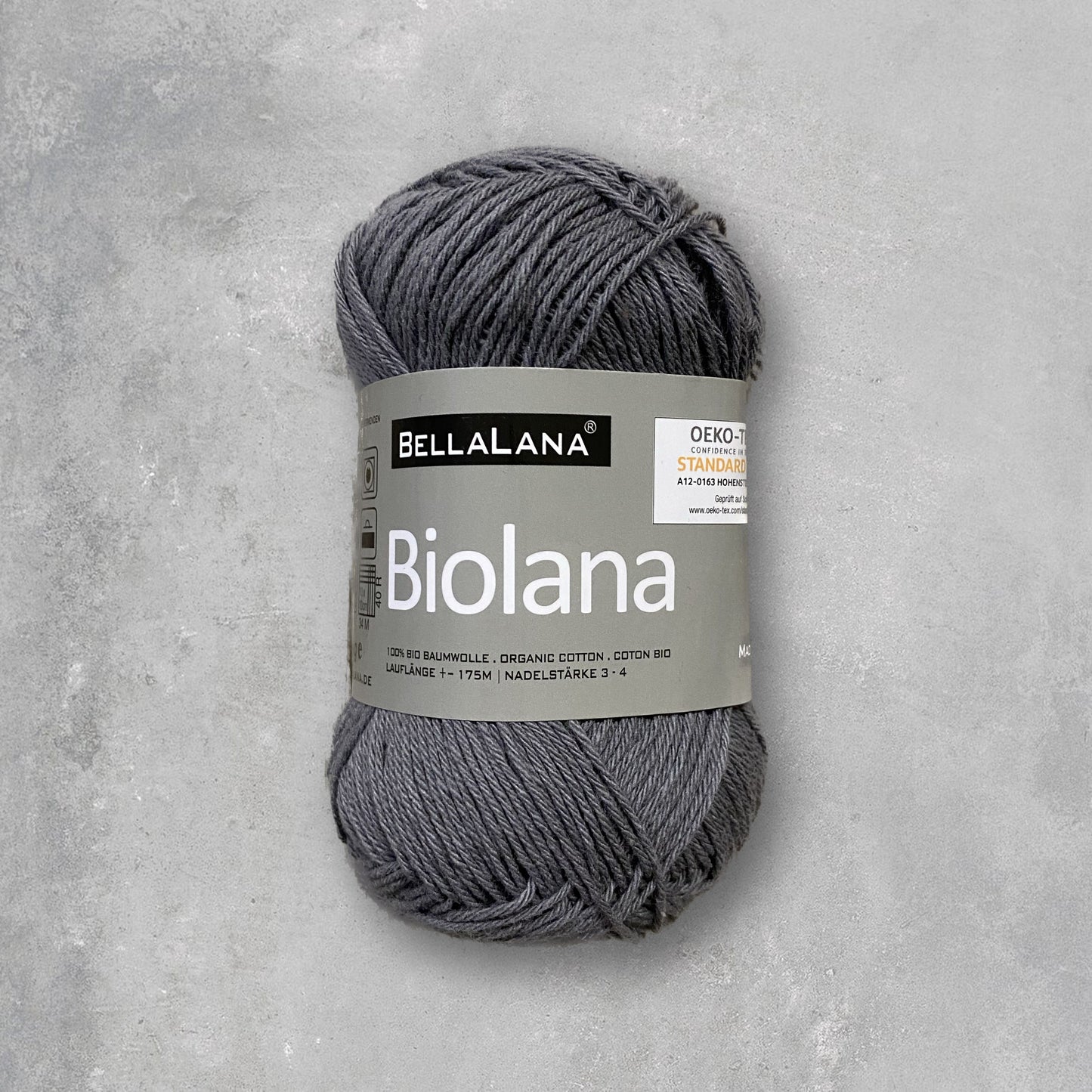 Strick-Set BIOLANA luftiger Cardigan mit Ziergürtel (inkl. Strickanleitung)