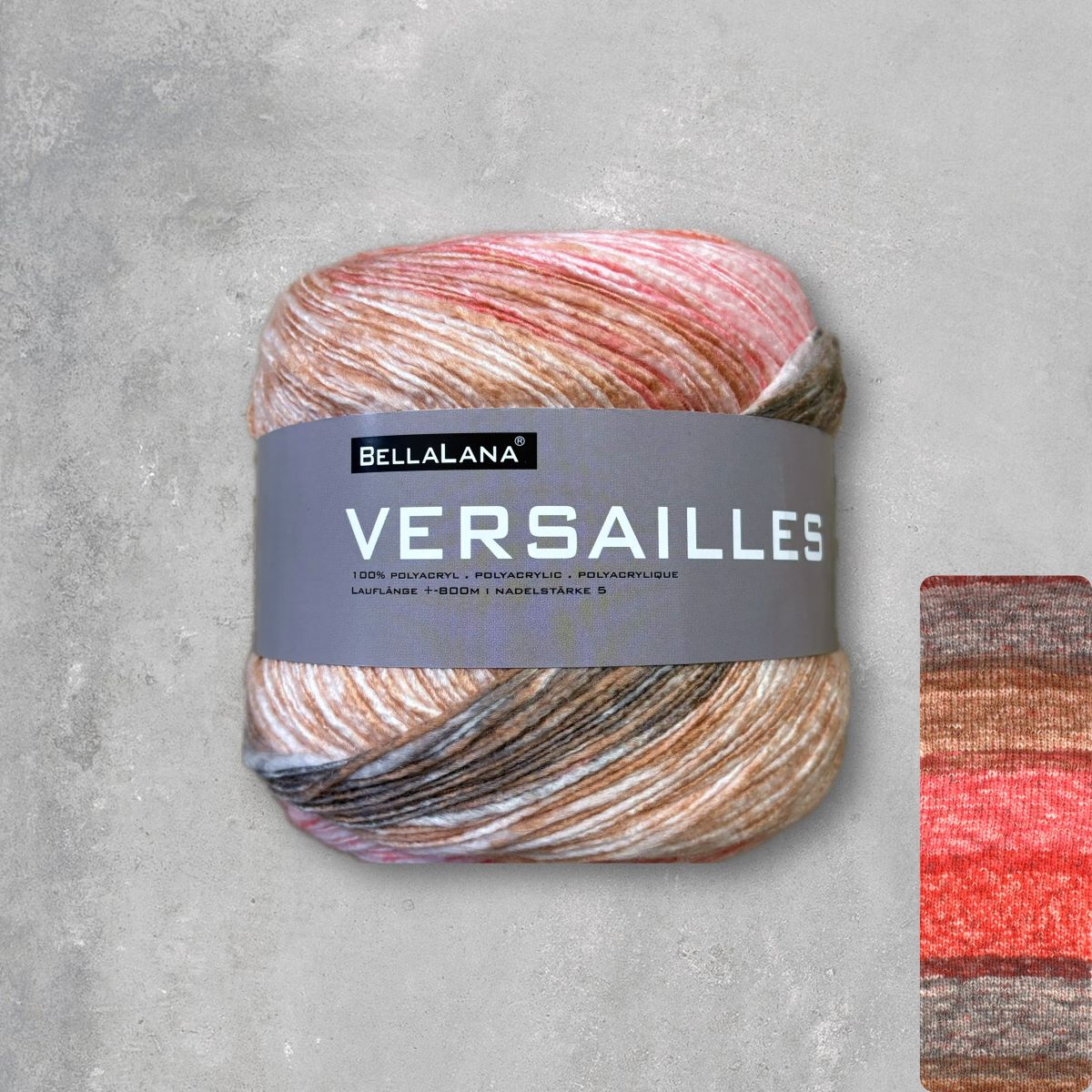 Strick-Set VERSAILLES leichter Schal (inkl. Strickanleitung)