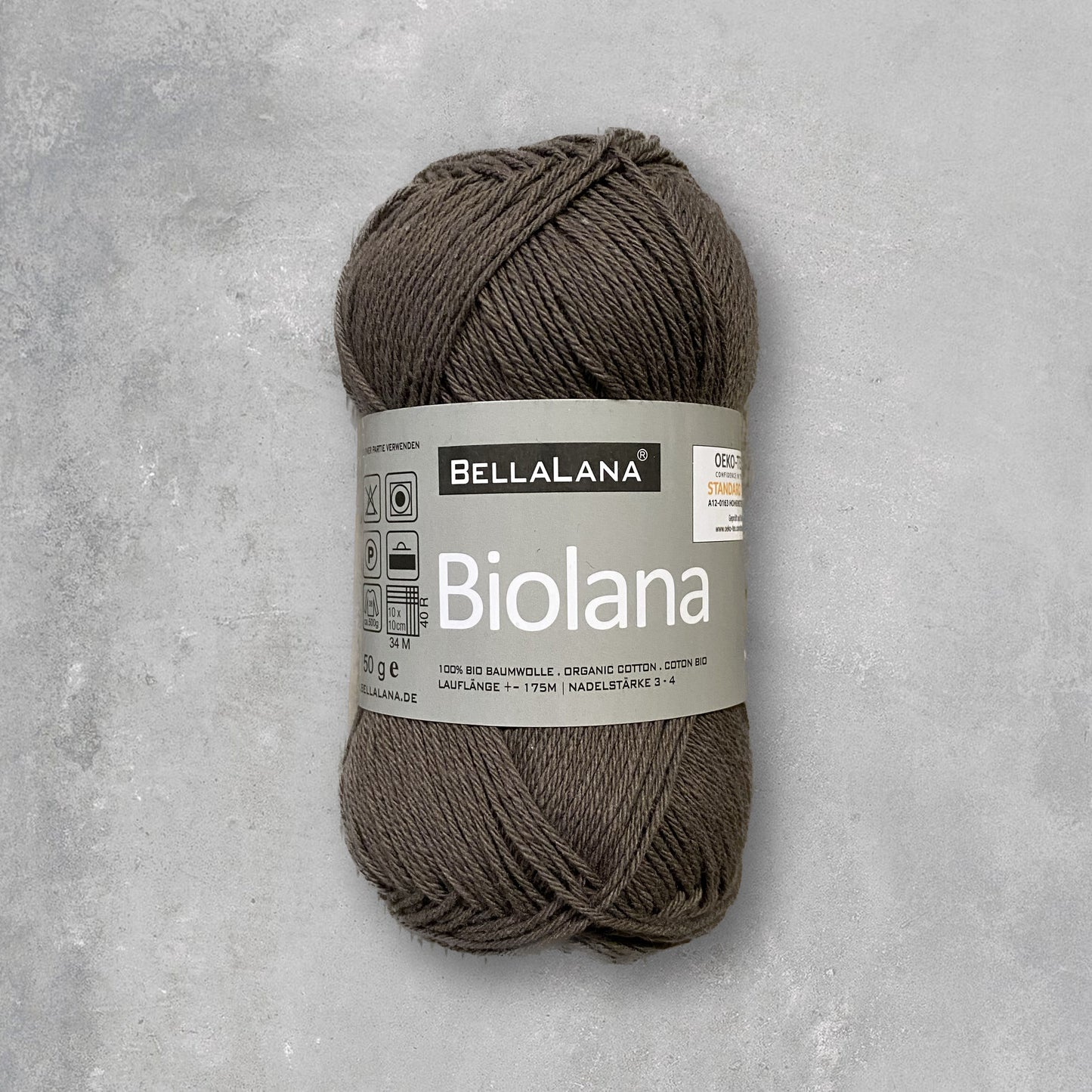 Strick-Set BIOLANA luftiger Cardigan mit Ziergürtel (inkl. Strickanleitung)