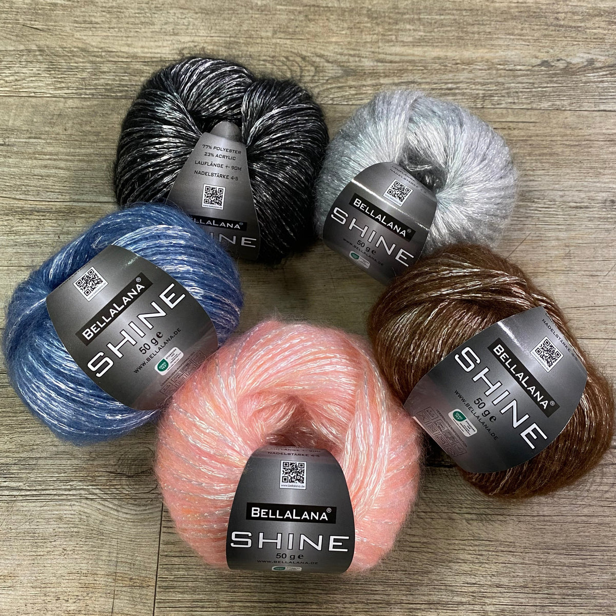 SHINE Glitzer-Garn