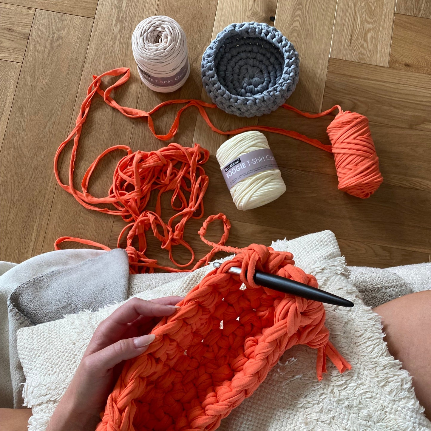 Häkel-Set BOOGIE T-Shirt Garn CROCHET BAG (inkl. Häkelanleitung)
