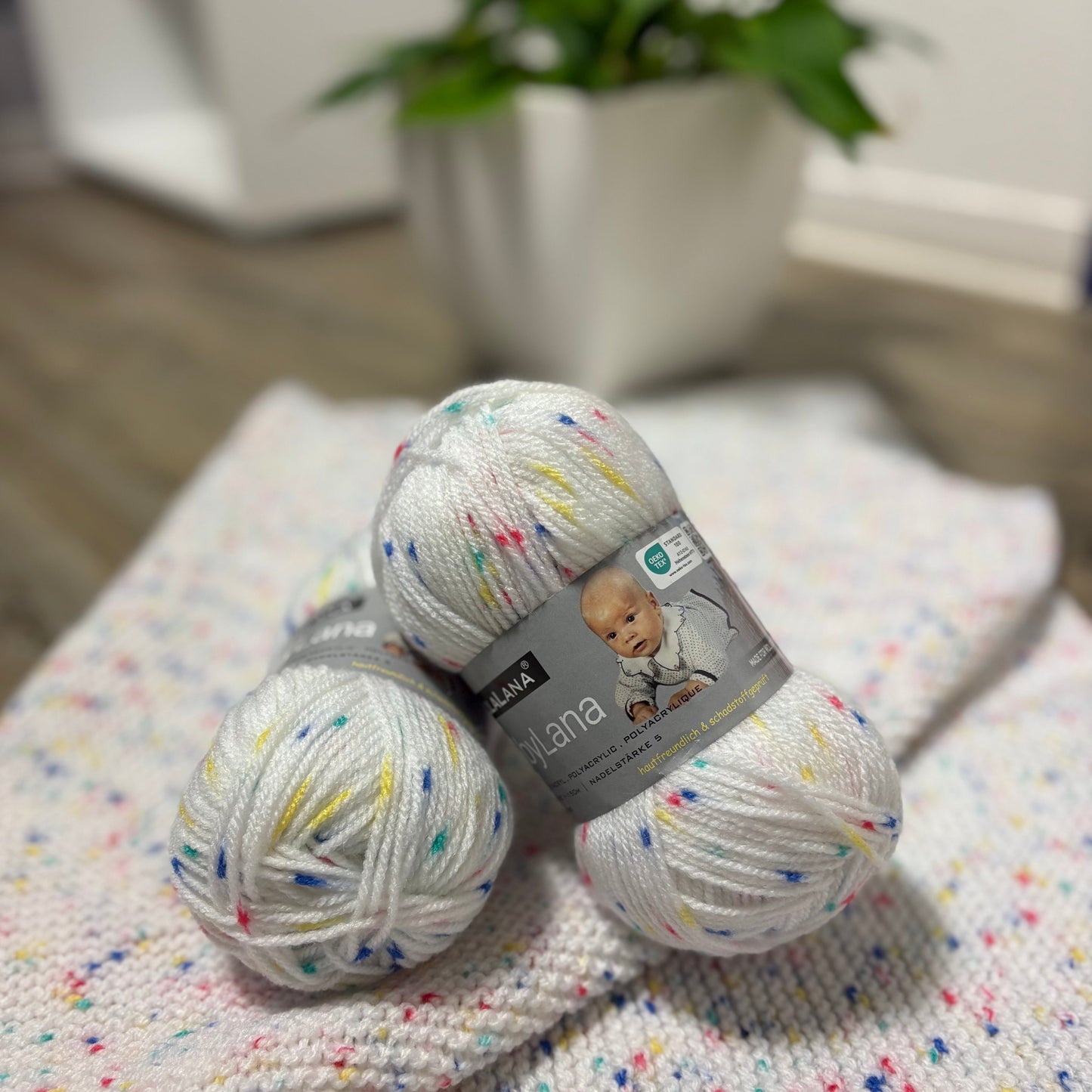 Strick-Set BabyLana Babydecke (inkl. Strickanleitung)