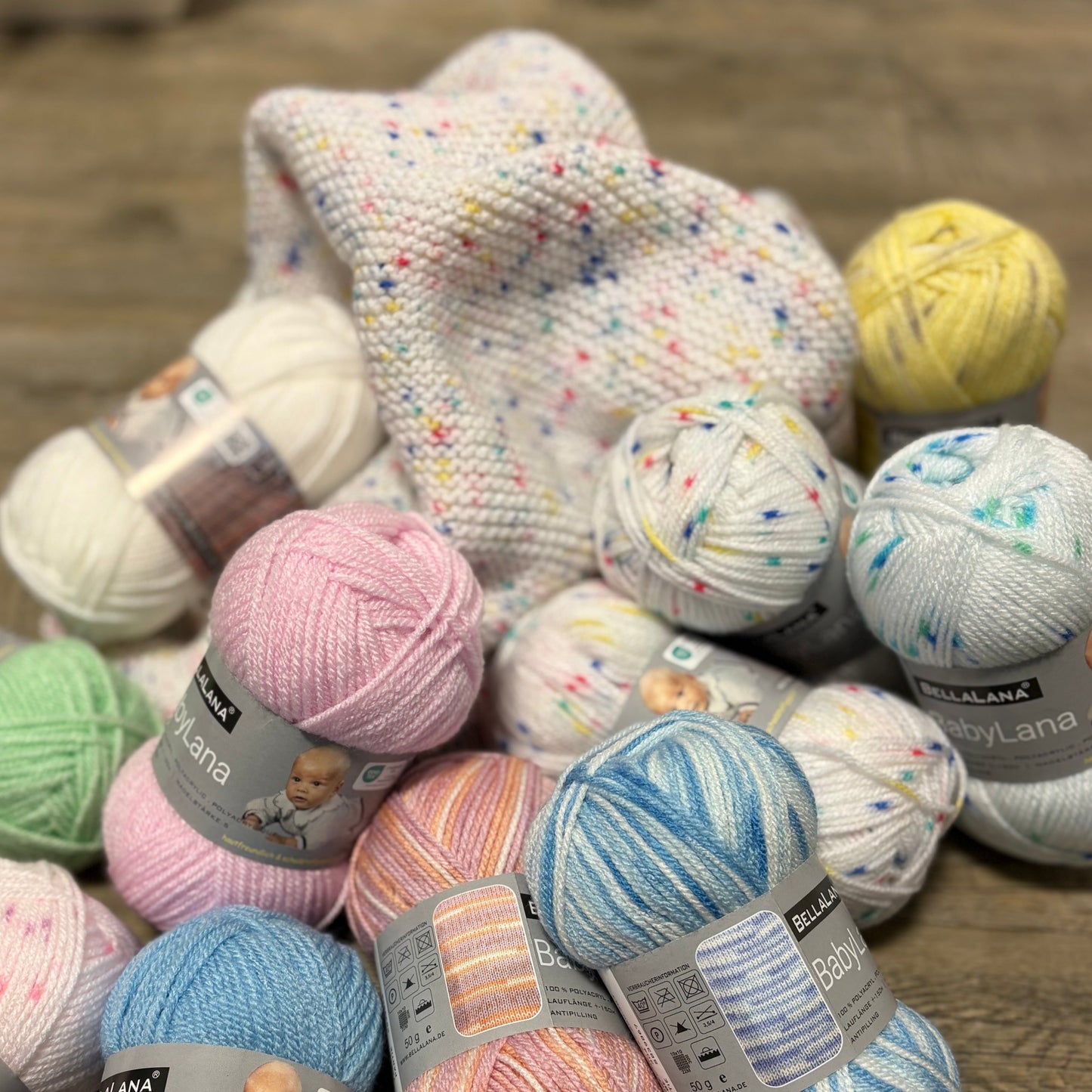 Strick-Set BabyLana Babydecke (inkl. Strickanleitung)