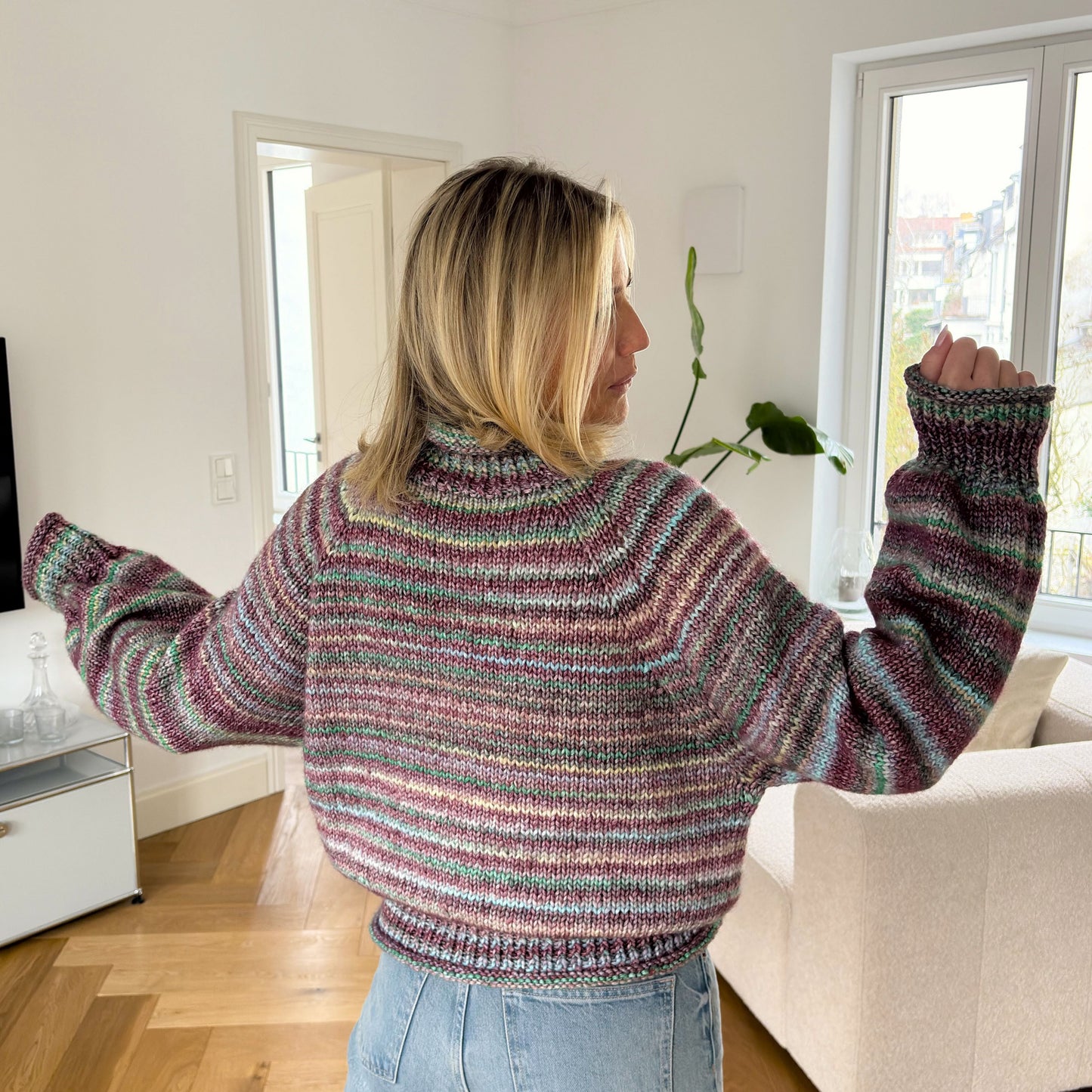 Strick-Set FILIGRAN Raglan-Pullover (inkl. Strickanleitung)
