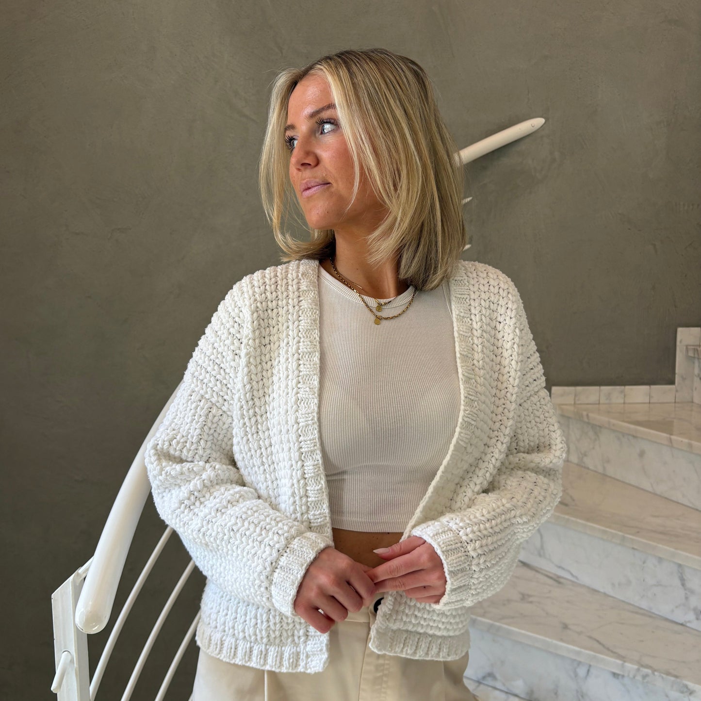 Strick-/Häkel-Set SOFT edler Cardigan (inkl. Anleitung)