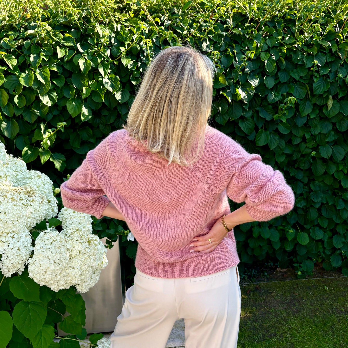 Strick-Set luftiger Cardigan MIRELLA (inkl. Strickanleitung)