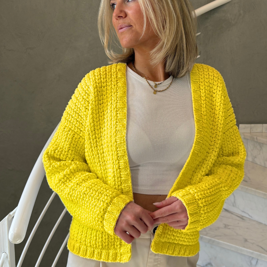 Strick-/Häkel-Set SOFT schöner Sommer-Cardigan (inkl. Anleitung)
