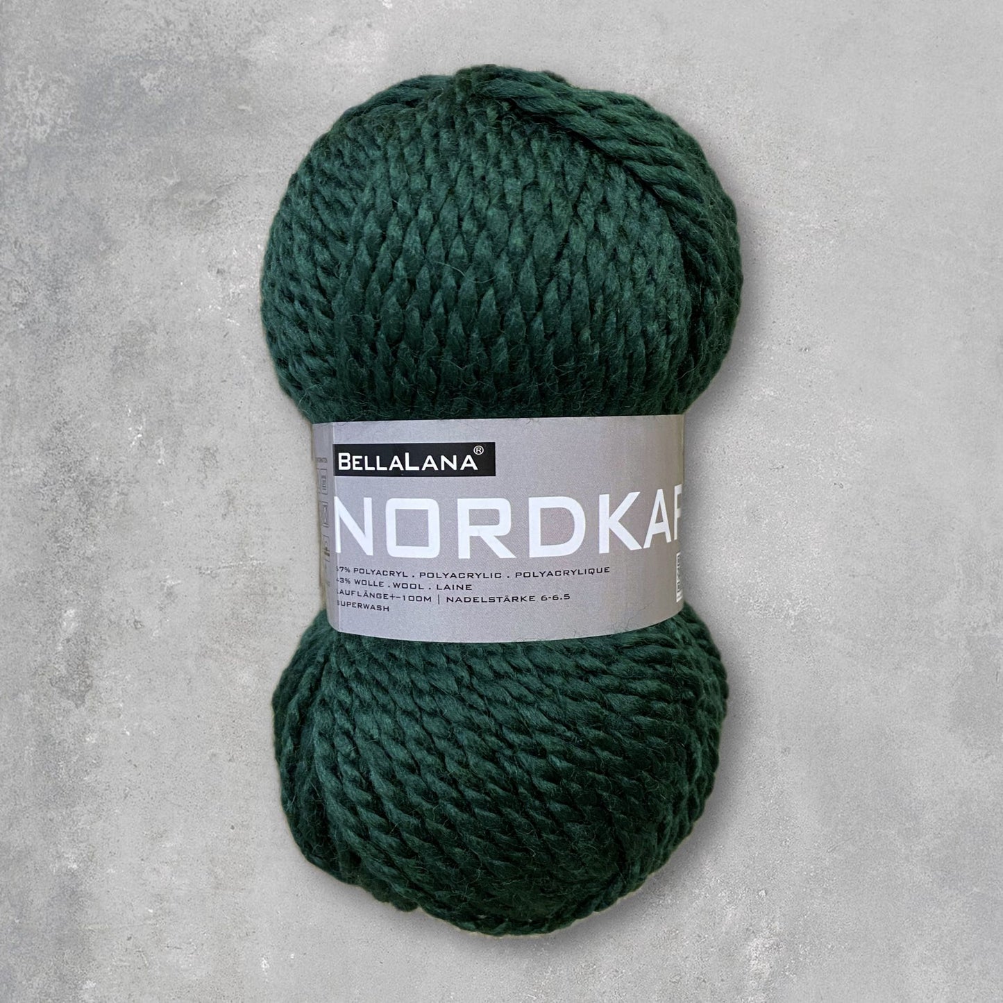 Strick-Set NORDKAP hochwertige Strickweste mit Knöpfen (inkl. Strickanleitung)