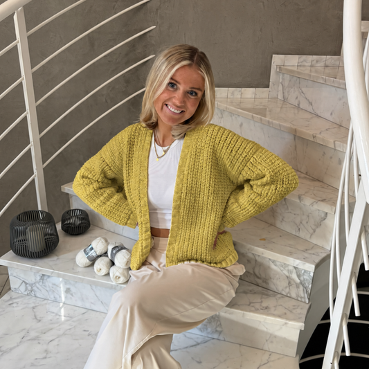 Strick-/HĂ€kel-Set SOFT edler Cardigan (inkl. Anleitung)