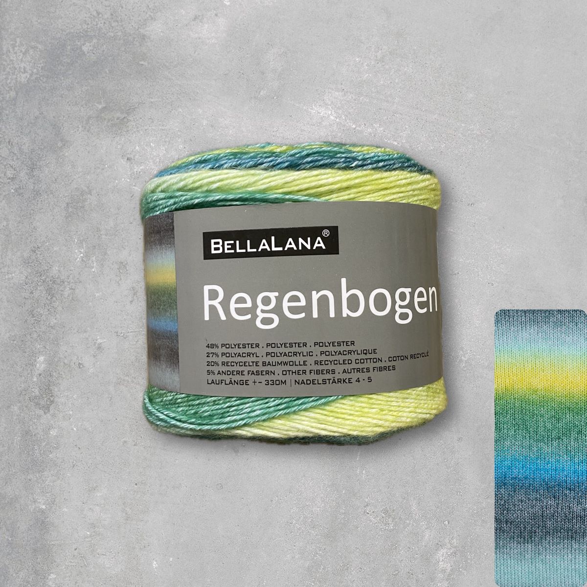 Strick-Set REGENBOGEN Seelenwärmer (inkl. Strickanleitung)