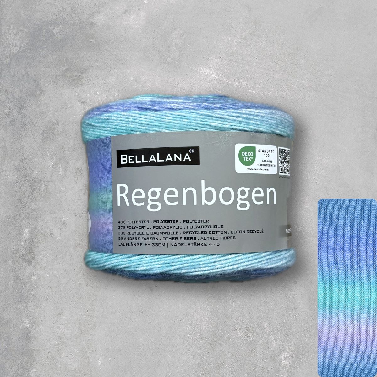 Strick-Set REGENBOGEN Seelenwärmer (inkl. Strickanleitung)