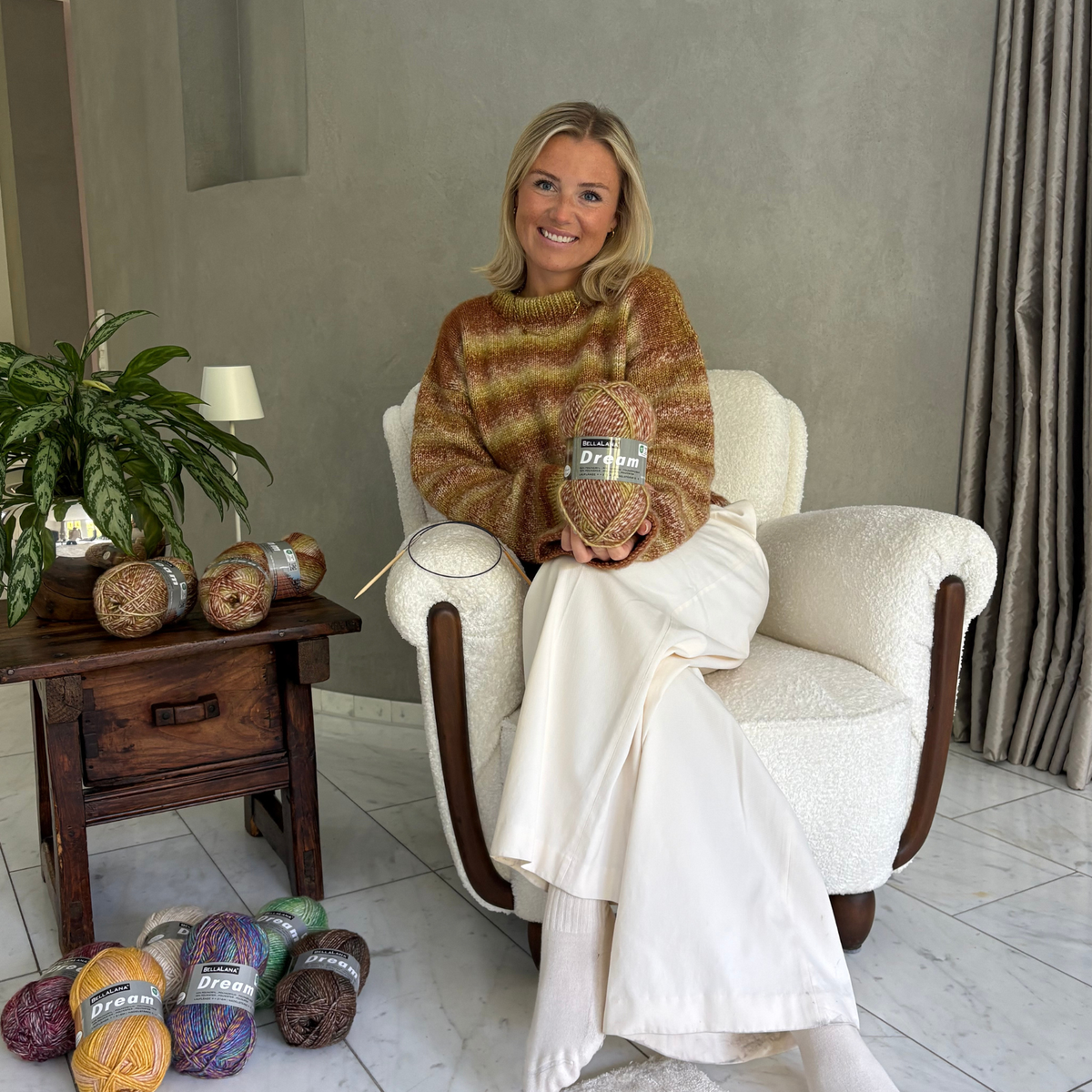 Strick-Set DREAM lockerer Pullover (inkl. Strickanleitung)