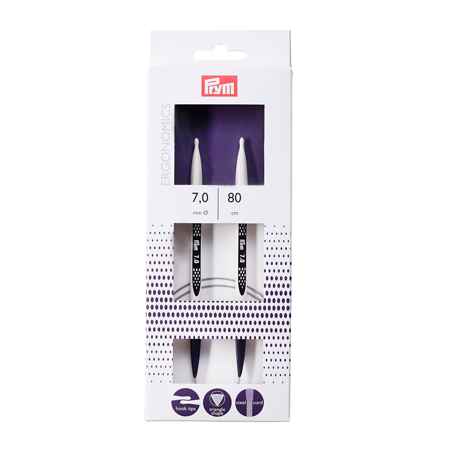 Prym® Ergonomics Rundstricknadeln 80cm Stärke 3mm bis 12mm