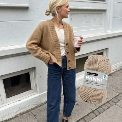 Strick-Set Eva Cardigan Petite Knit (inkl. Knöpfe)