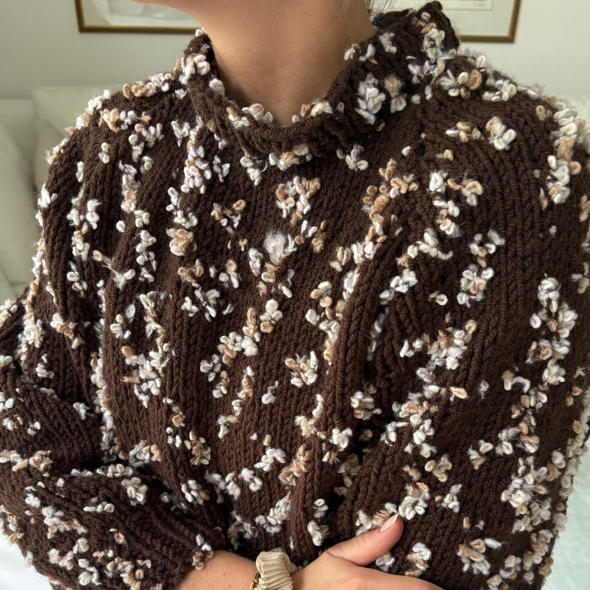 Strick-Set Einfacher BLOOM Pullover (inkl. Anleitung)