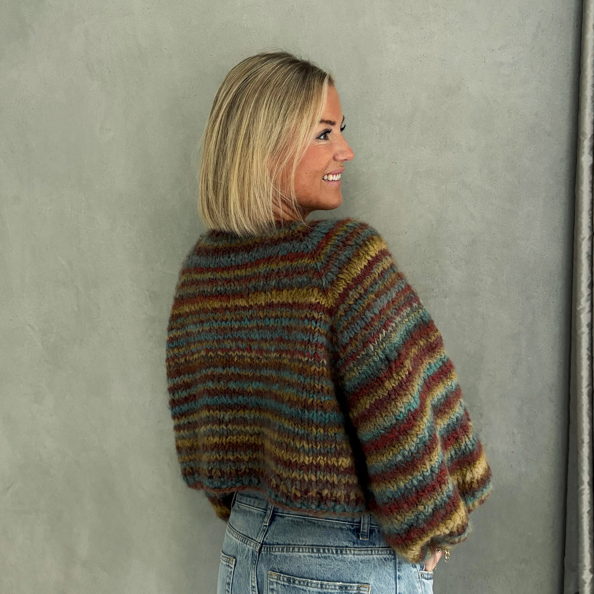 Strick-Set VOLUMA weiter Cardigan (inkl. Anleitung + Knopf)