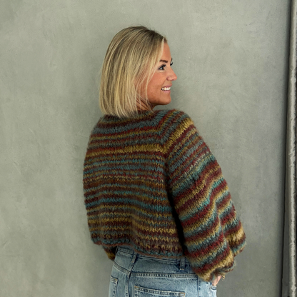 Strick-Set VOLUMA weiter Cardigan (inkl. Anleitung + Knopf)