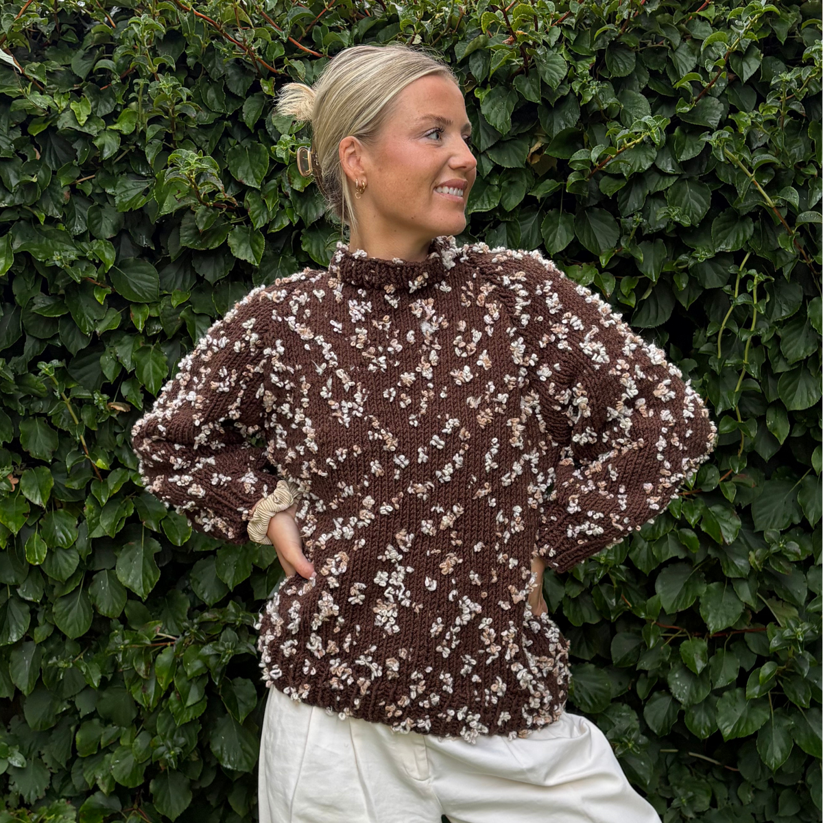Strick-Set Einfacher BLOOM Pullover (inkl. Anleitung)