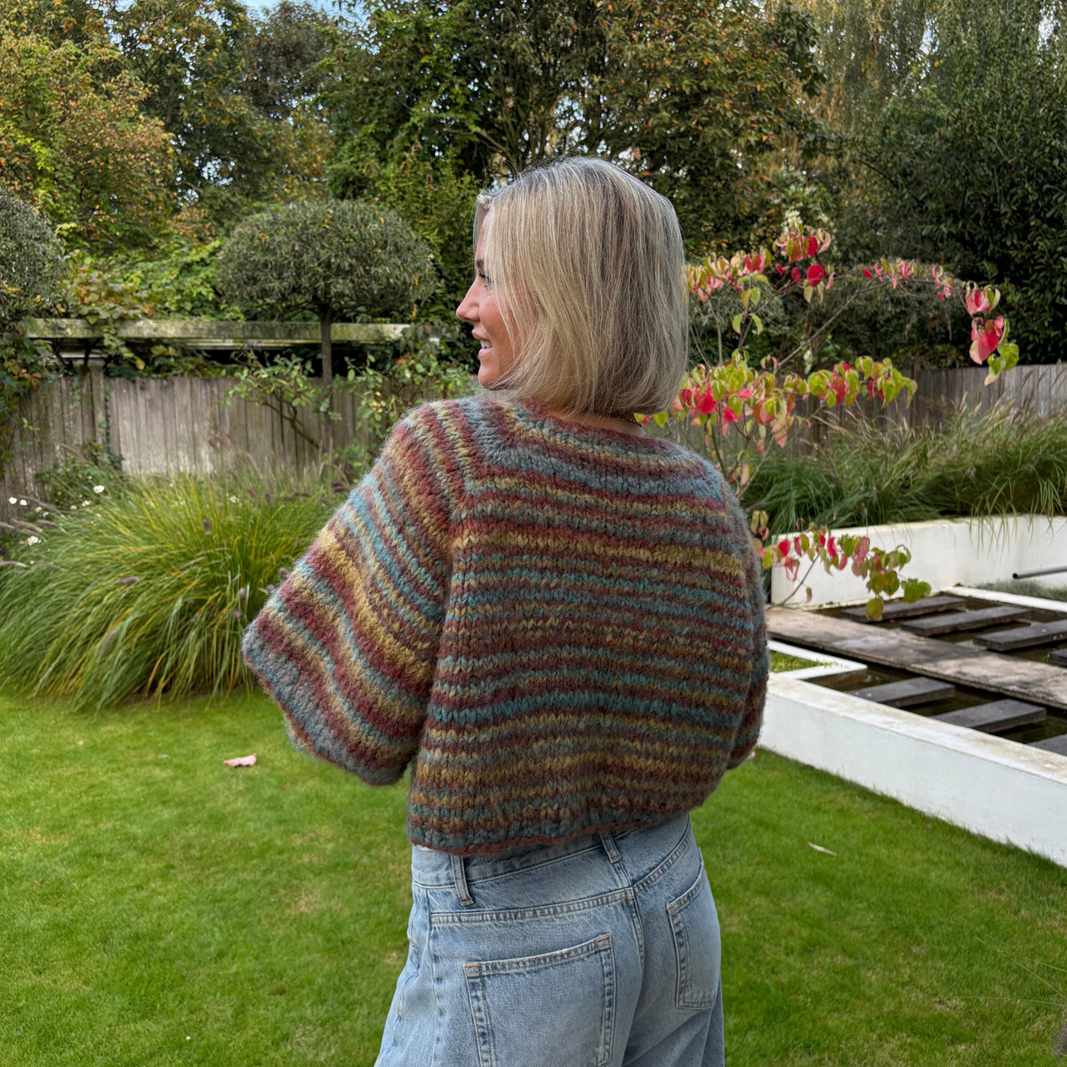 Strick-Set VOLUMA weiter Cardigan (inkl. Anleitung + Knopf)