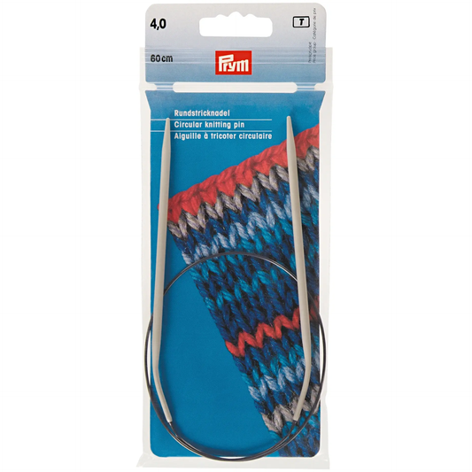 Prym® Aluminium Rundstricknadeln 60cm Stärke 2,5mm bis 5mm