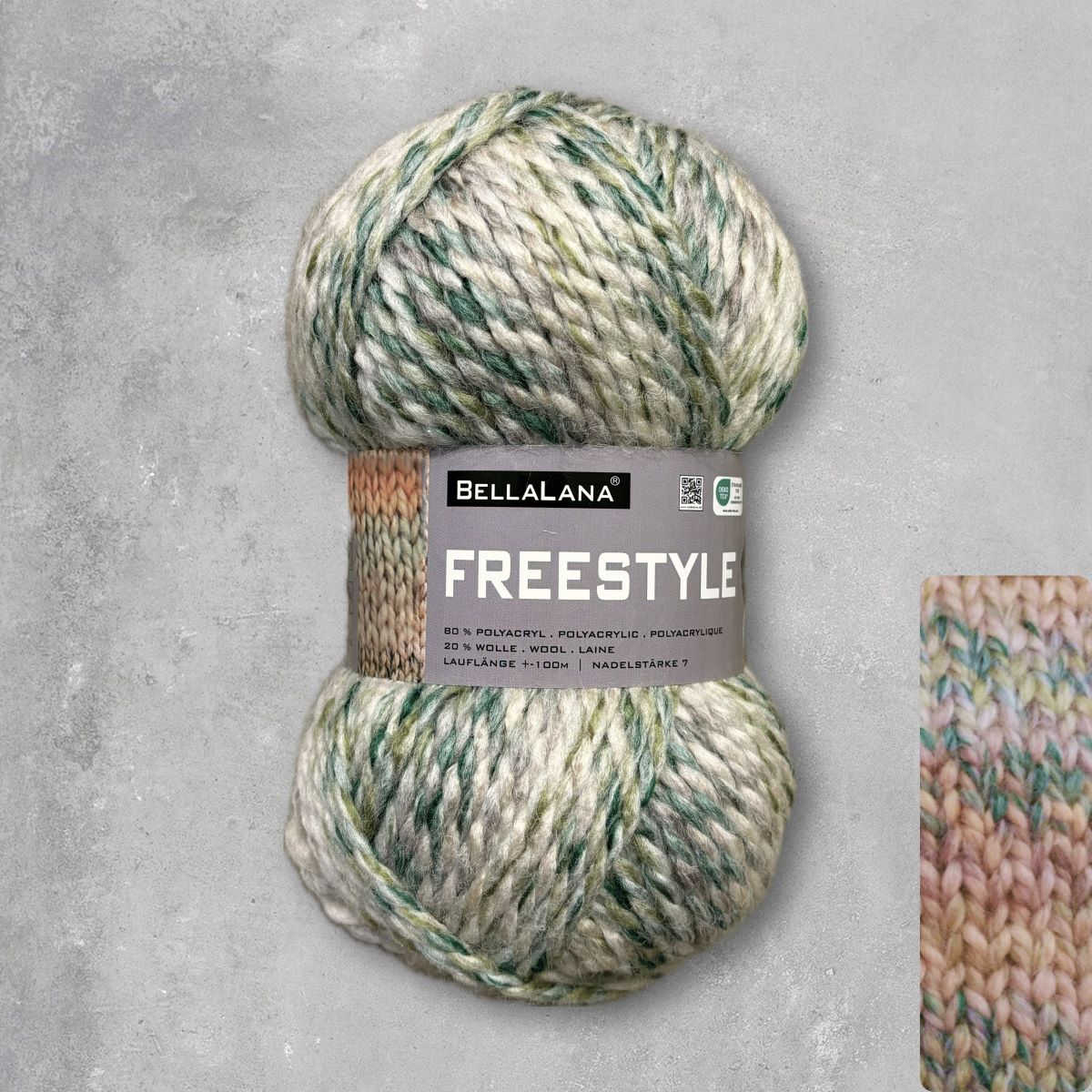 Strick-Set Anfänger FREESTYLE kuscheliger Schal (inkl. Strickanleitung)