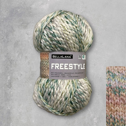 Strick-Set Anfänger FREESTYLE kuscheliger Schal (inkl. Strickanleitung)