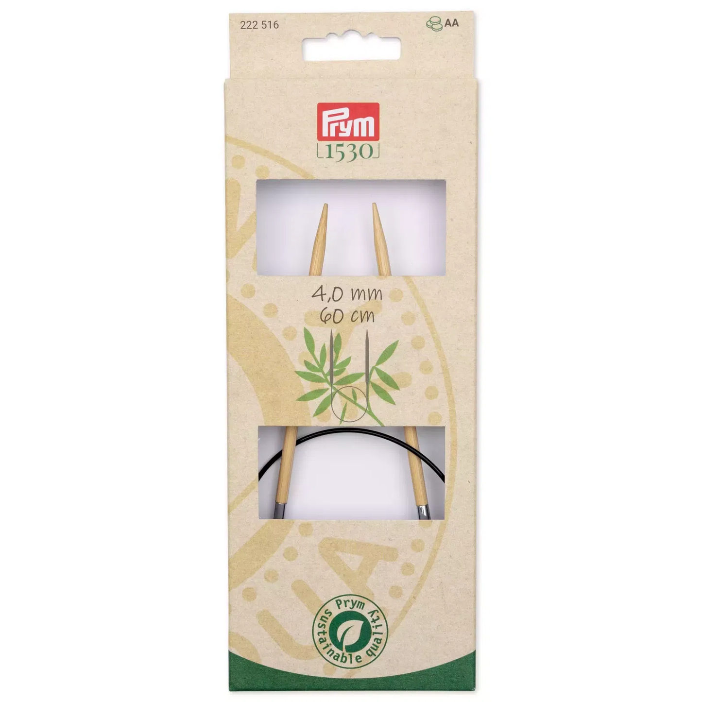 Prym® Bambus Rundstricknadeln 60cm Stärke 4mm