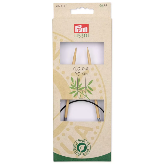 Prym® Bambus Rundstricknadeln 60cm Stärke 4mm