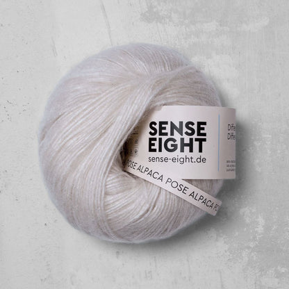 Strick-Set ALPACA POSE schöner Cardigan (inkl. Strickanleitung)