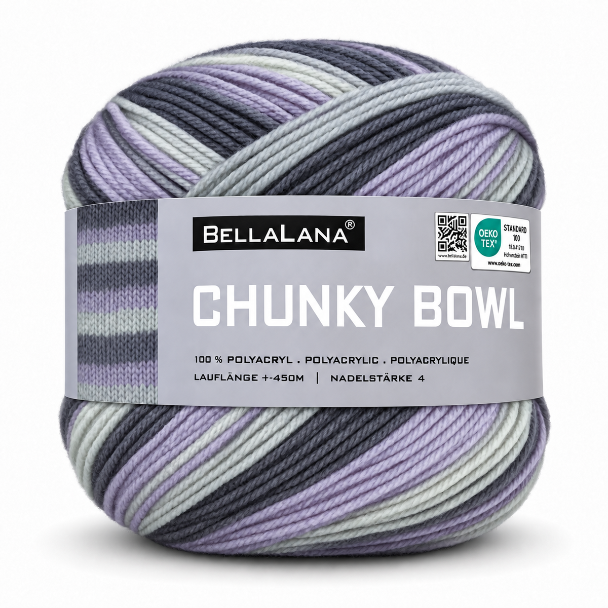 Strick-Set CHUNKY BOWL längerer Cardigan (inkl. Strickanleitung)