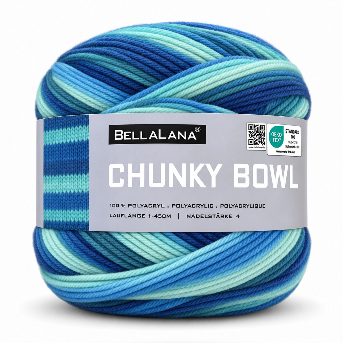 Strick-Set CHUNKY BOWL längerer Cardigan (inkl. Strickanleitung)