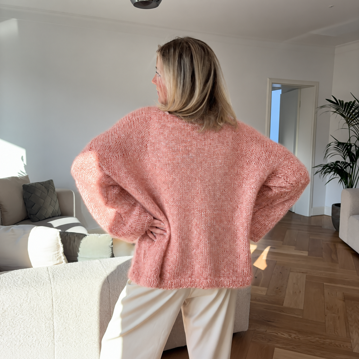 Strick-Set SHINE Glitzer-Cardigan (inkl. Strickanleitung)