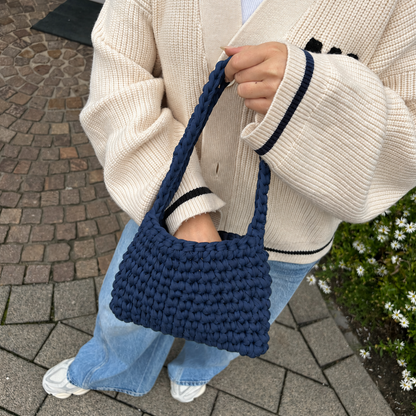 Komplett-Set Anfänger CROCHET BAG (inkl. Häkelanleitung & -nadel)