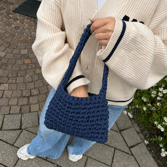 Komplett-Set Anfänger CROCHET BAG (inkl. Häkelanleitung & -nadel)
