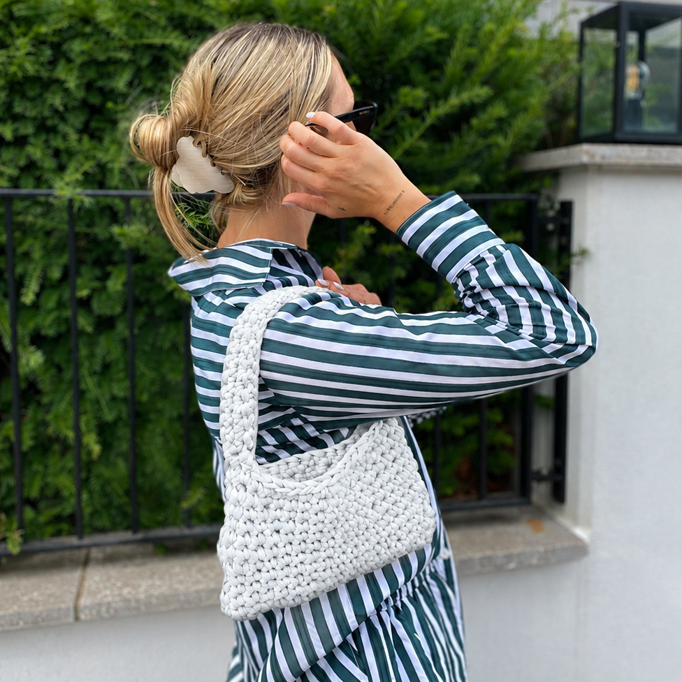 Komplett-Set Anfänger CROCHET BAG (inkl. Häkelanleitung & -nadel)