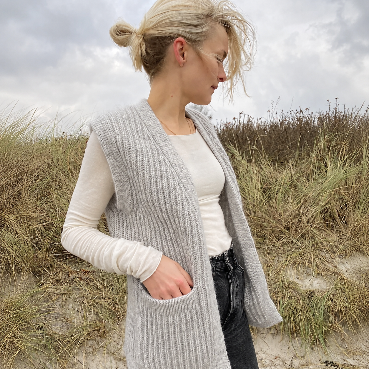 Strick-Set November Weste PetiteKnit