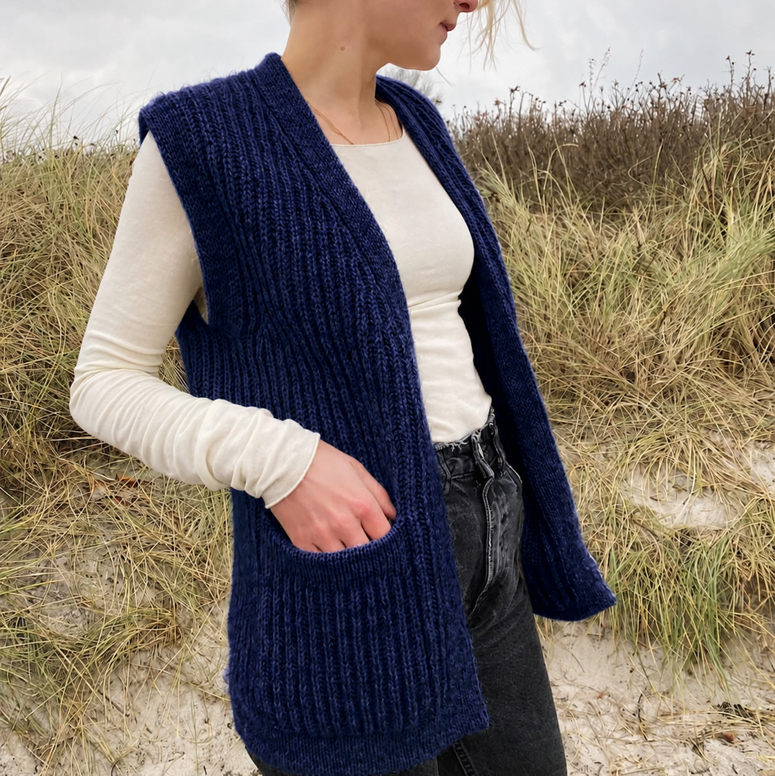 Strick-Set November Weste PetiteKnit