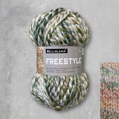 Strick-Set FREESTYLE Jacke (inkl. Strickanleitung)