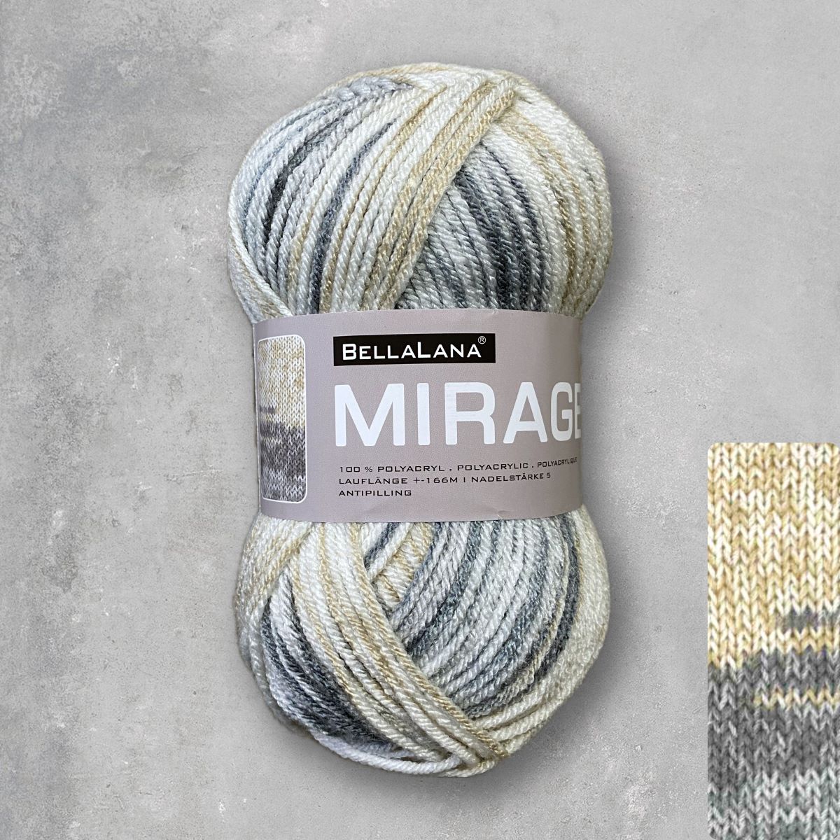 Strick-Set MIRAGE Poncho (inkl. Strickanleitung)